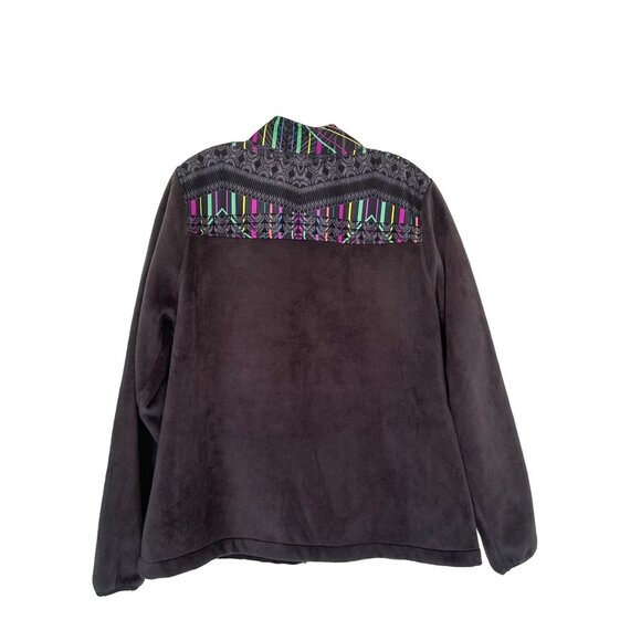 Fila Sport Women's Long Sleeve Fake Fur Back Polyester Jacket Size XL Grey - Picture 7 of 10